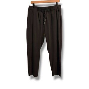 Ajisai traveler pants womens X-Large grey pull-on drawstring pockets